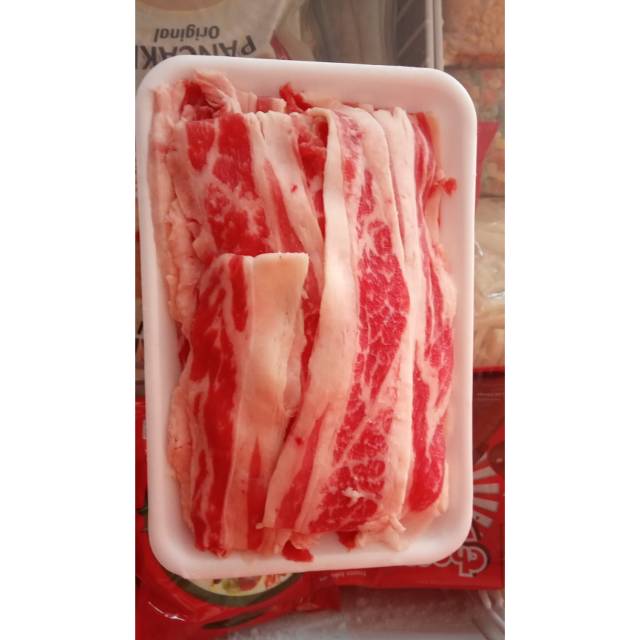 

Daging Slice Beef Shortplate Impor US tanpa campuran Halal 500 gram. Khusus area DI Yogayakarta