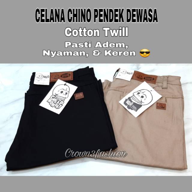 ⭐CELANA CHINO PANJANG &amp; PENDEK  KATUN TWILL TERBARU ✅ COD