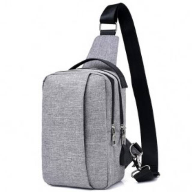 Crossbody Tas Selempang dengan USB Charger Port OMBG4PGY