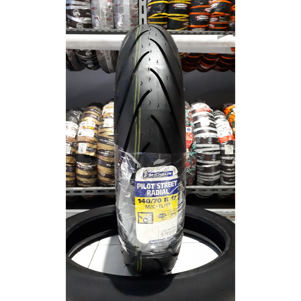 Ban MICHELIN Pilot Street Radial 140.70.17 Ban Touring Motor Sport Byson Ninja250 dll NOT Pirelli