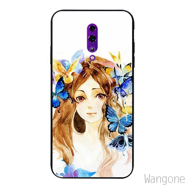 Casing Handphone Motif Sketsa Wanita Bahan Silikon Untuk Oppo Shopee Indonesia