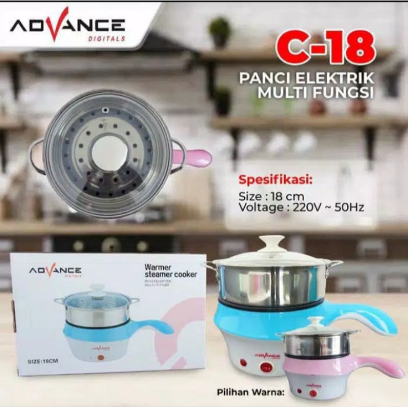 Panci Listrik Advance C-18 Panci Listrik Serbaguna