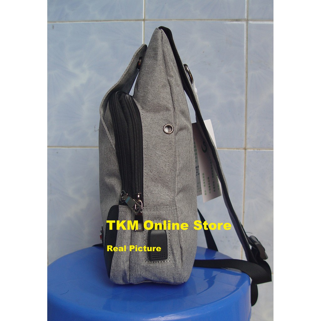 WYK07 Tas Selempang Kanvas MERK DXYIZU BRAND Spen V2 Diskon Murah Impor Brand New TKM