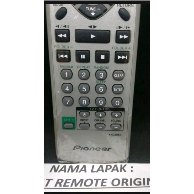 REMOTE REMOT DVD HOME THEATER PIONEER XXD3050 ORIGINAL ASLI