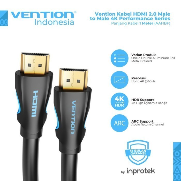 Vention Kabel HDMI v.2.0/b Ultra HD 4K 3M - [VAA-M02-B300]