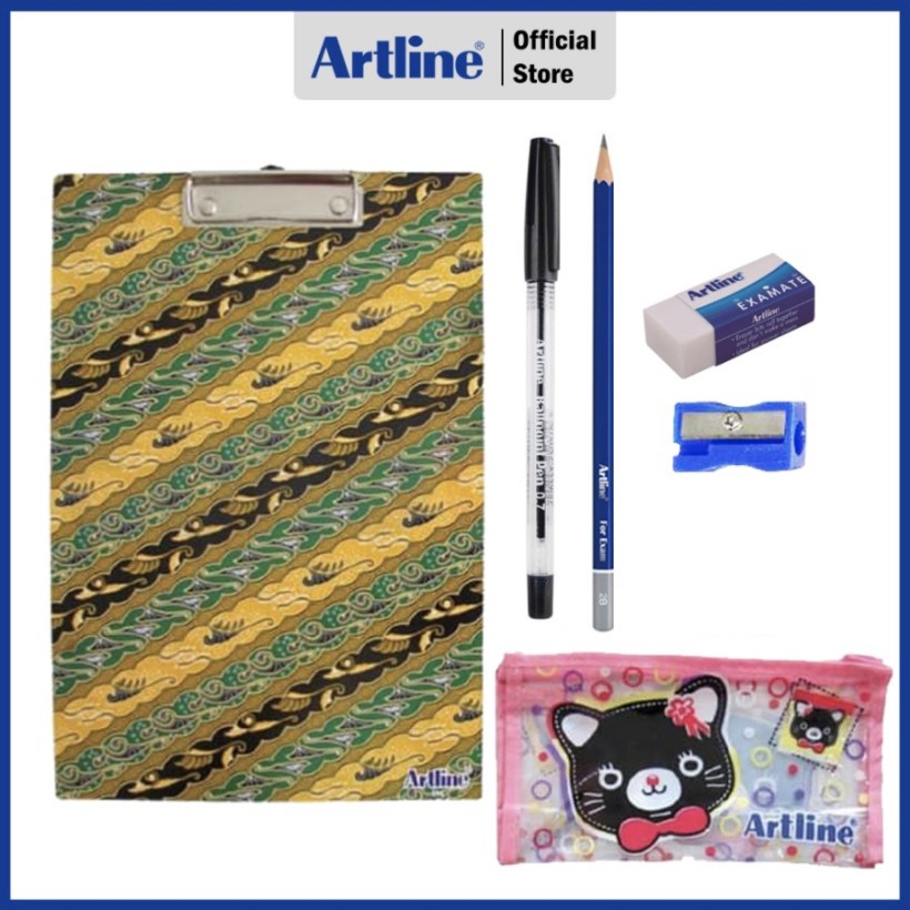

PAKET UJIAN ARTLINE SET CLIPBOARD BATIK PS-CLIP BATIK