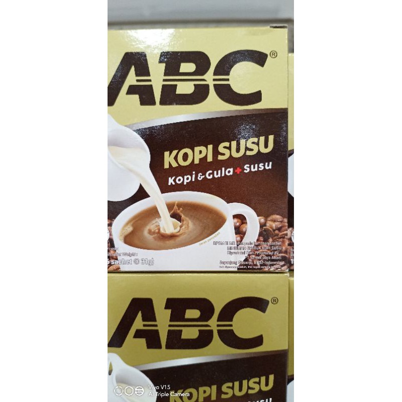 

Abc kopi \susu isi 5 sachet