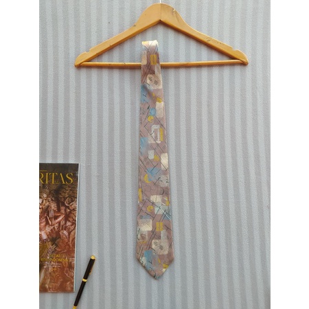 DASI PANJANG KLASIK MOTIF ABSTRAK - VINTAGE TIES ELLESSE SECOND