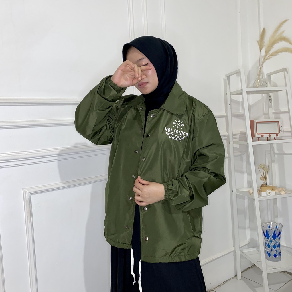 YOUTH CULTURE Coach Jacket holyrider BORDIR ARMY II Jaket Coach model winbacker