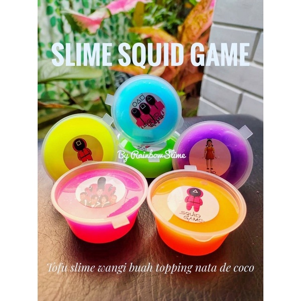 Slime Tofu Squid Game | Slime Murah | Slime wangi | Slime 35ml | Squid Game