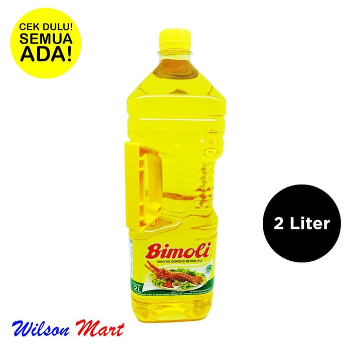 

bimoli 2 liter botol minyak goreng (ada gagangnya)