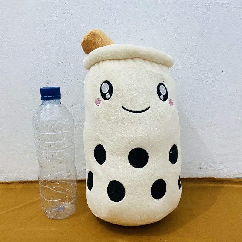 0Boneka Boba Cangkir Milk Tea Bahan Yelvo Tinggi 35cm Berlabel SNI