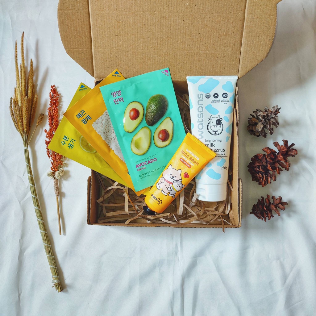 Skincare E Hampers / Hampers Birthday Valentine Graduation / Hadiah Cewek / Kado Face Mask / Body Sc