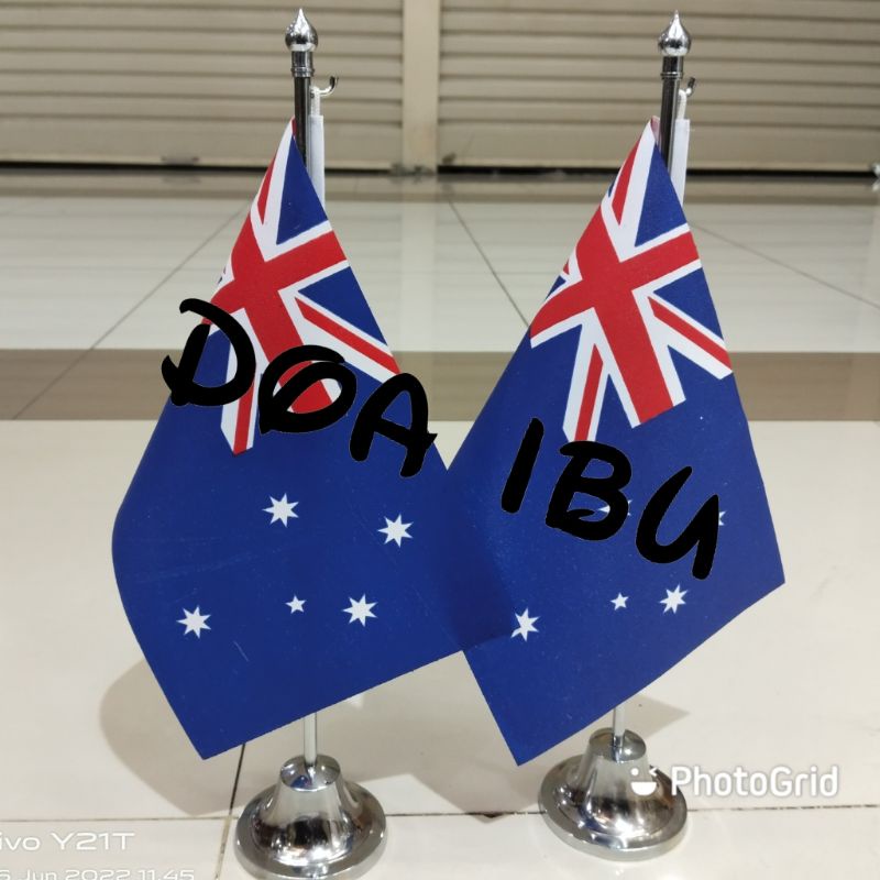 

best seller tiang stenlis meja+bendera AUSTRALIA ready stock