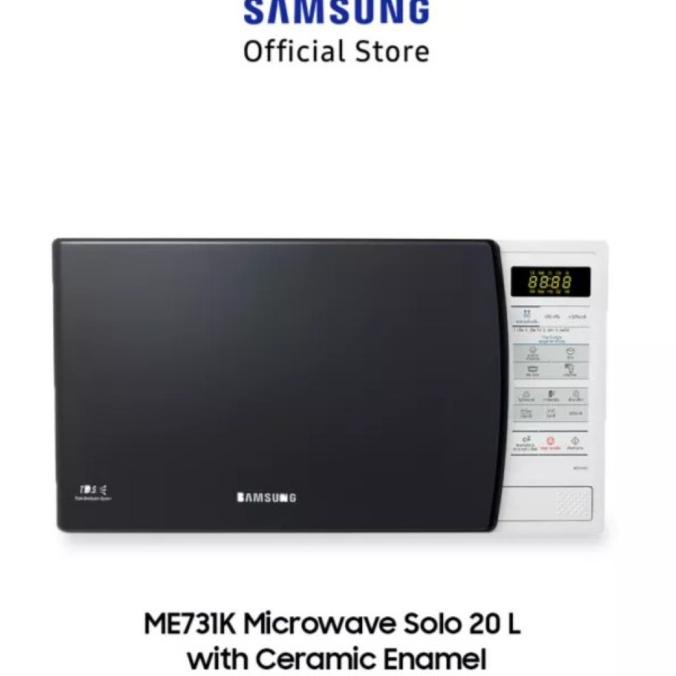microwave samsung me731k low Watt kapasitas 20 liter