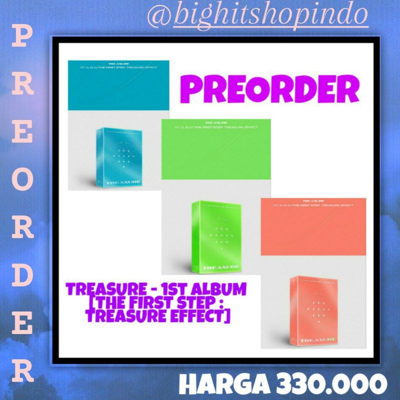 [PO/DP] TREASURE - 1st ALBUM [THE FIRST STEP : TREASURE EFFECT] // ALBUM TREASURE
