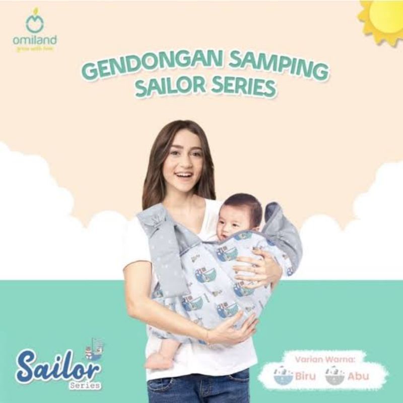 Omiland Gendongan bayi Samping Sailor Series - OB1716