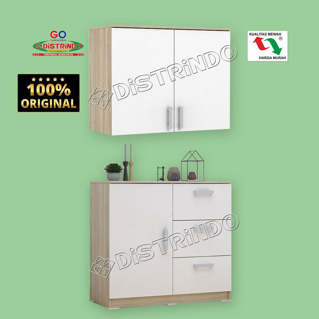 Kitchen Set Atas Bawah / Rak Dapur Gantung / Rak Piring Minimalis