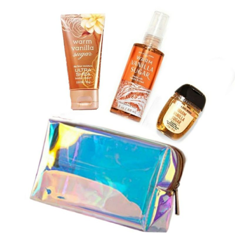 BATH &amp; BODY WORKS BBW TRAVELSIZE GIFT SET BOX (AS SEEN ON PIC) IED LEBARAN HAMPERS