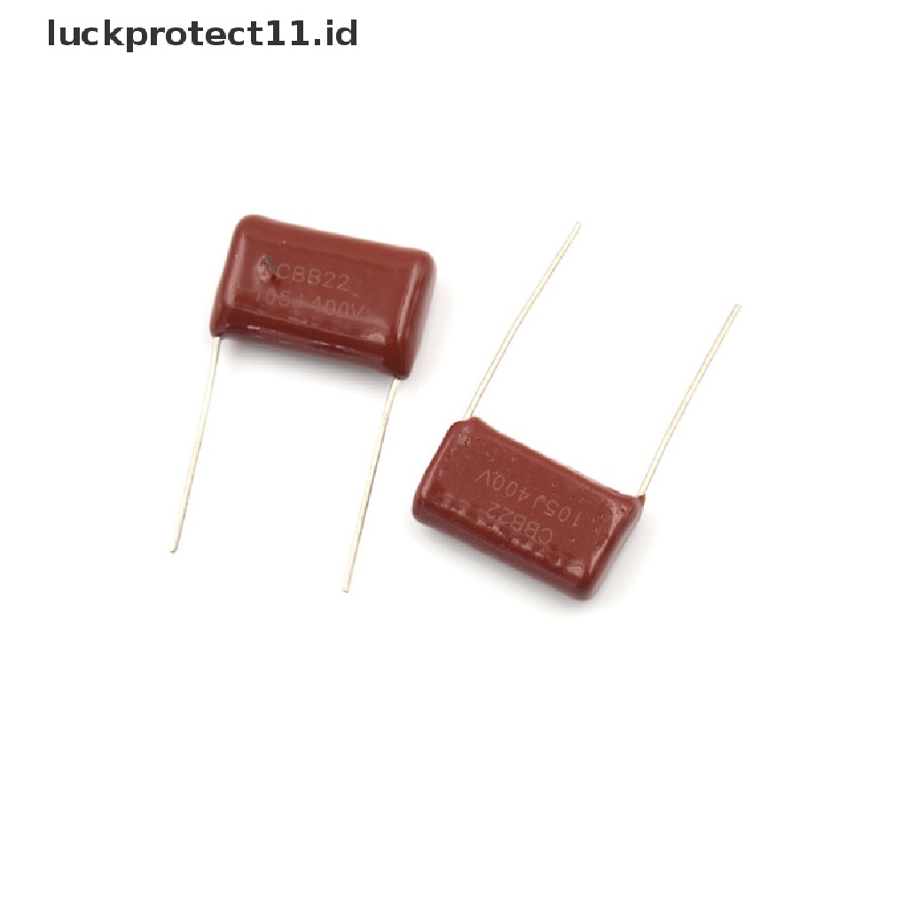 //HG&amp;ID// 10pcs LED Bulb CBB22 Capacitor 400V 105J 1uF 400V/105J Pitch 20mm .