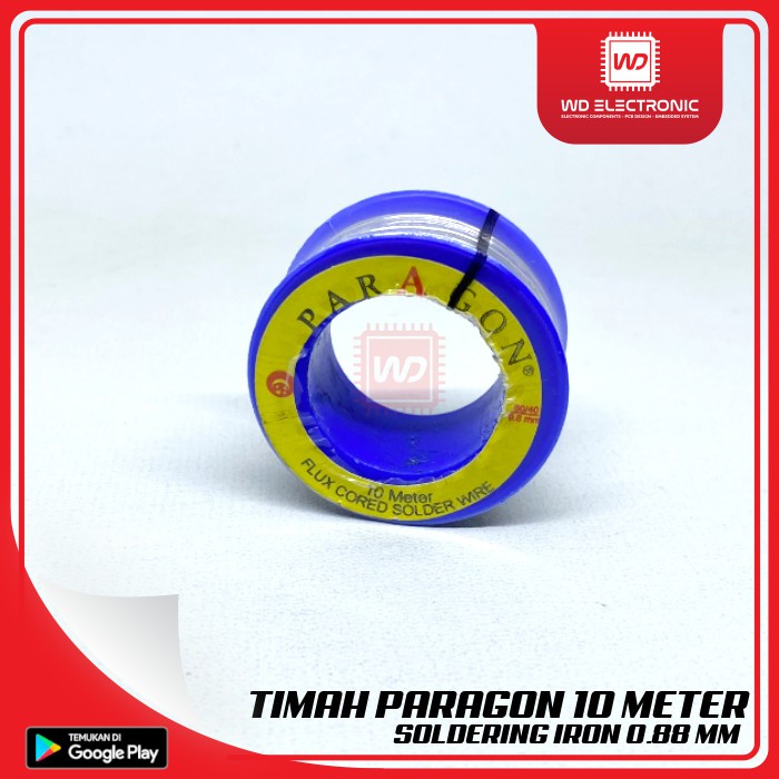 TIMAH PARAGON 10 METER 0.88 MM TIMAH KECIL