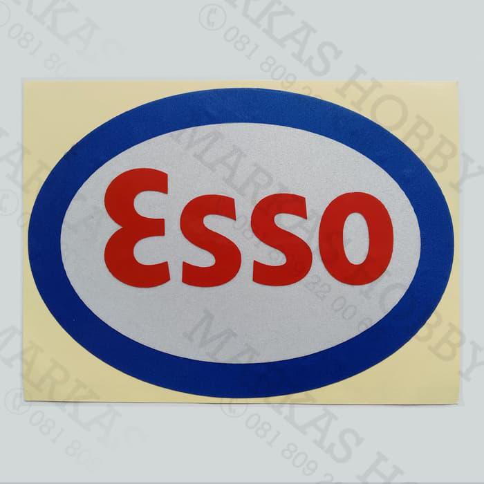 

Stiker / Sticker Esso Oval Logo