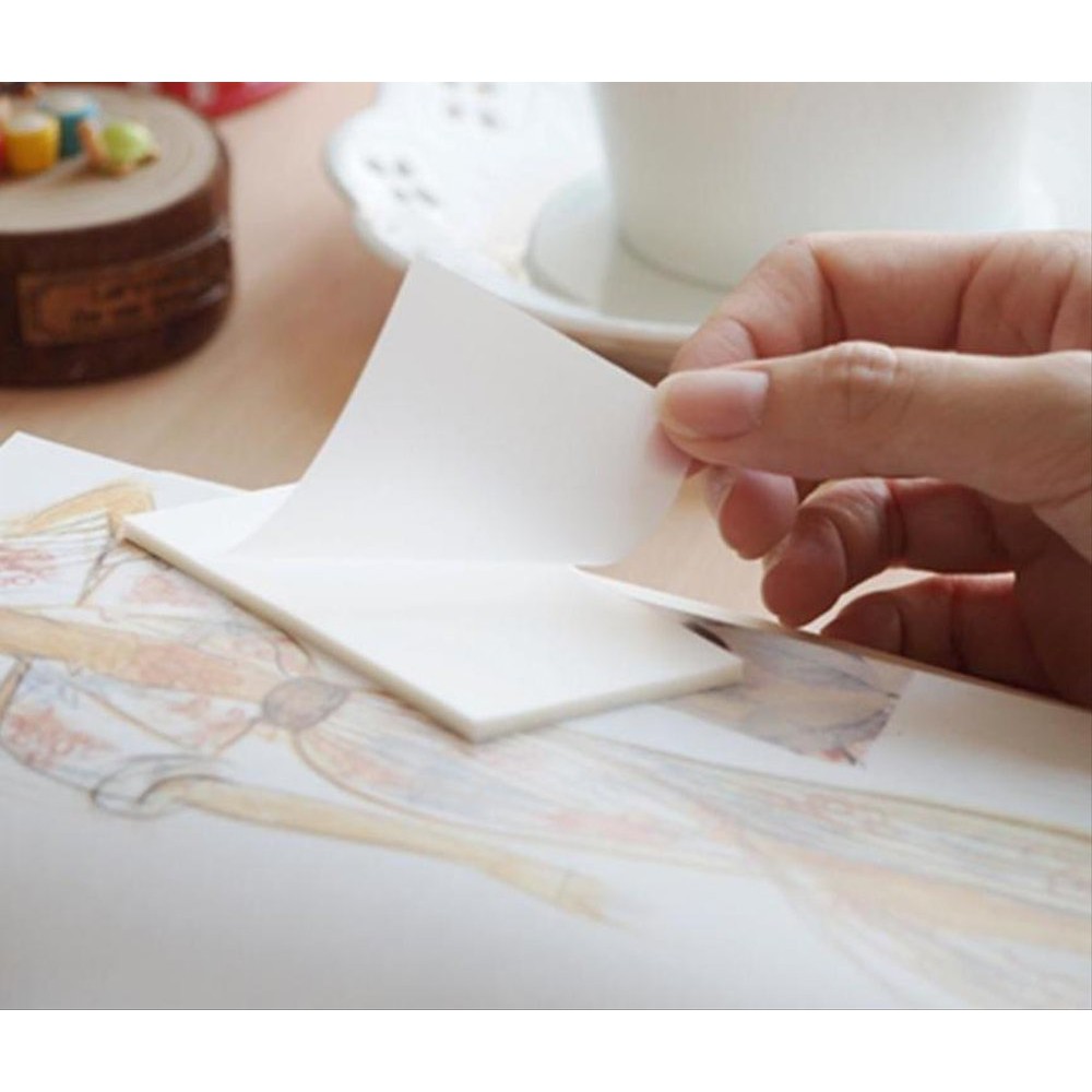 

Hadir Sticky Note Hopax Clearnote 21122 White - 76x51 mm Memo Tempel Transparan Berkualitas