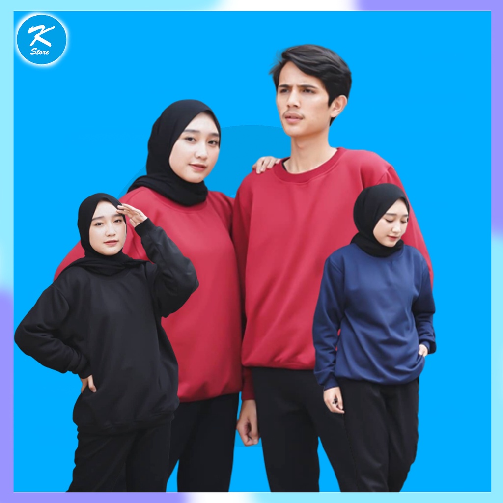 (COD) SWEATER BASIC POLOS L-XL-XXL / SWEATER BASIC POLOS UNISEX / SWEATER BASIC UNISEX / KARDIGAN