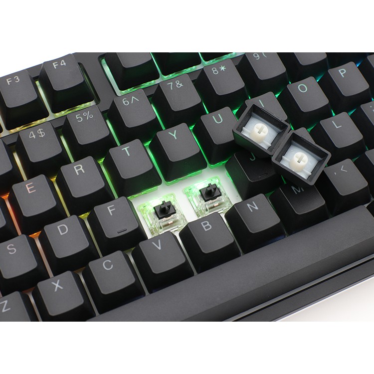 Ducky One 2 RGB - Full Size TKL Black White Mechanical Gaming Keyboard