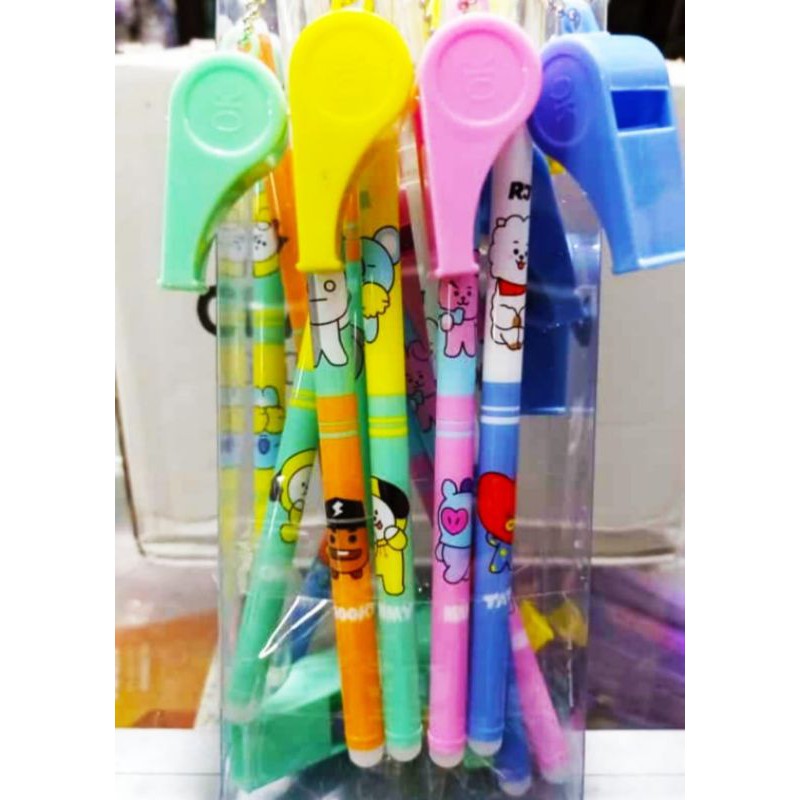 

pulpen BTS + gantungan peluit