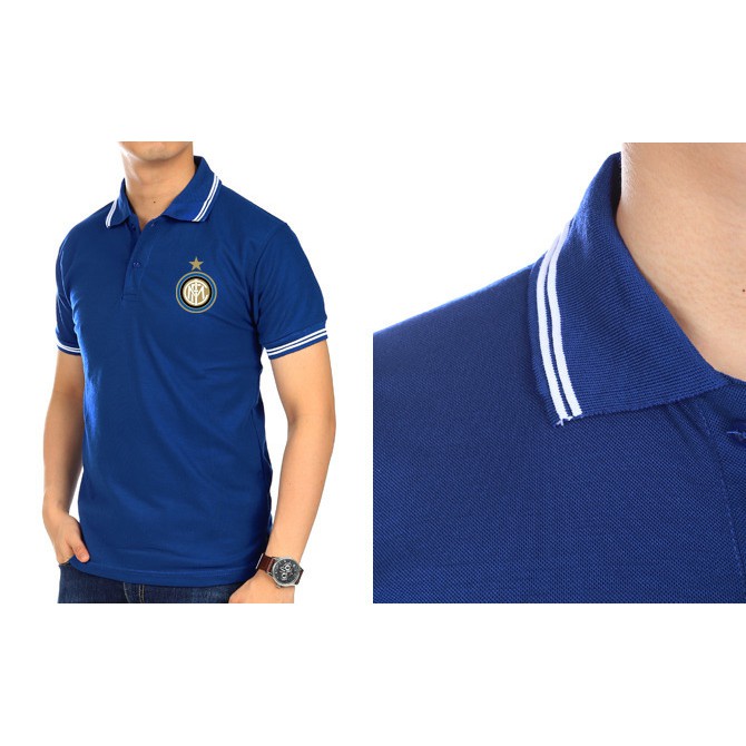 kaos kerah bola inter milan warna biru murah-polo bola inter milan-grosir murah-bukan kaos persib