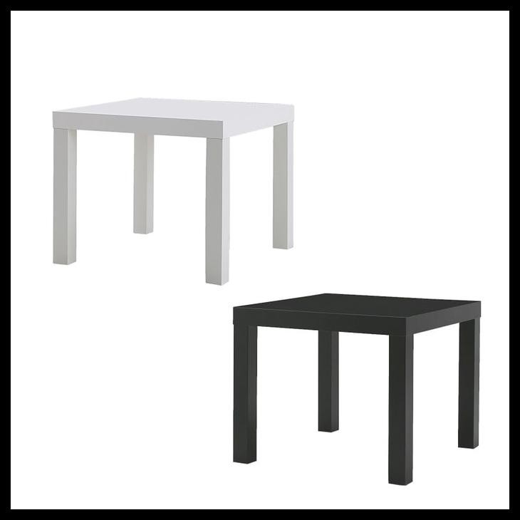 CUCI GUDANG IKEA LACK meja kecil / meja sudut / meja samping - Hitam