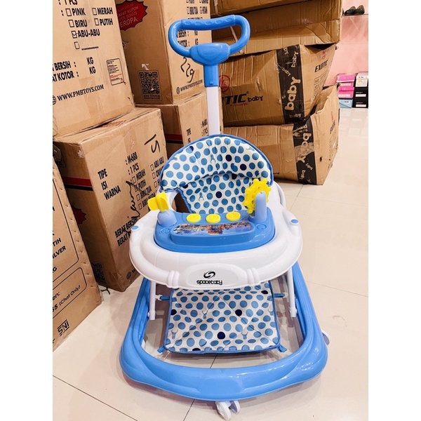 Baby Walker Spacebaby SB 316 302 306 309 701 711 Musik Dorongan