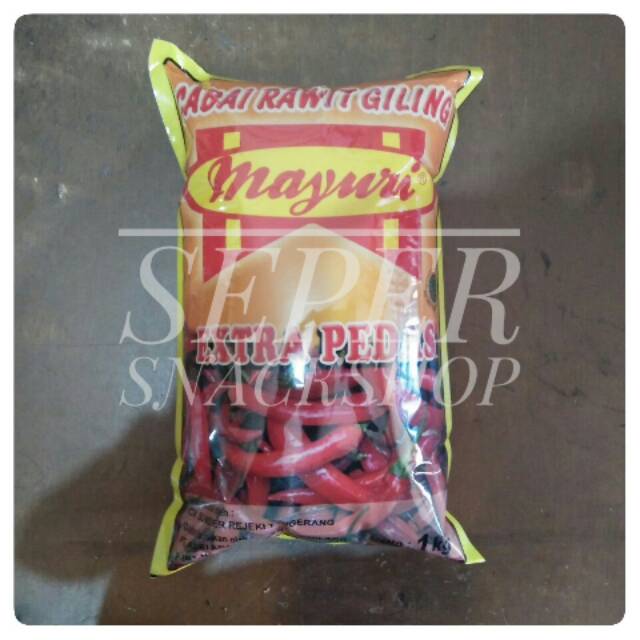 BUMBU TABUR INSTANT / CABE BUBUK / CABAIBUBUK / CABAI / CABE / CABEBUBUK SUPER PEDAS MAYURI 1 KG