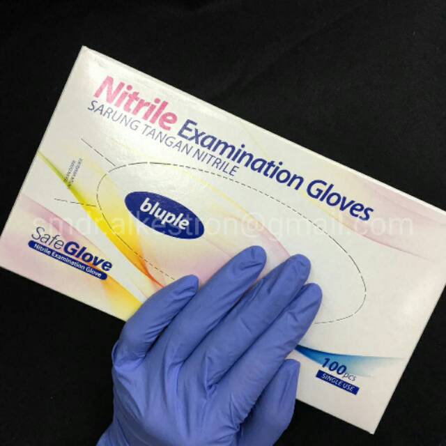 Safeglove bluple sarung tangan nitrile