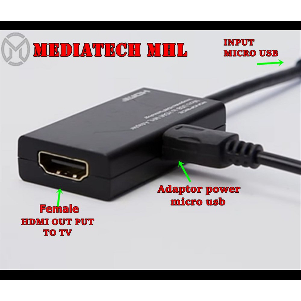 Dijual HDMI - Kabel MHL Micro USB to HDMI Adapter Diskon