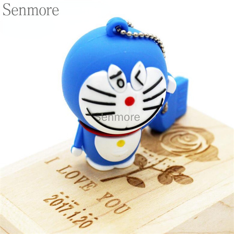 Pendrive1tb 2TB Doraemon 128GB 64GB 32GB 16GB 8GB 1GB Usb 2.0 Kecepatan Tinggi