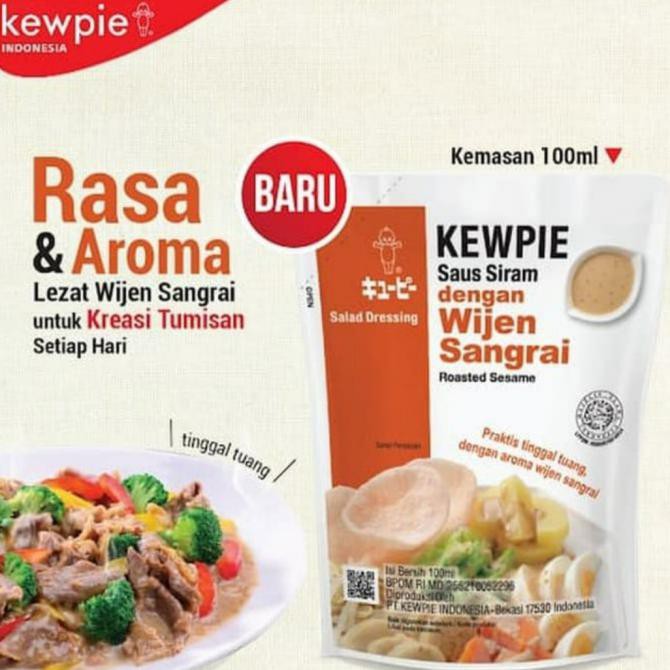 

Kewpie Saus Siram Dengan Wijen Sangrai 100 ml