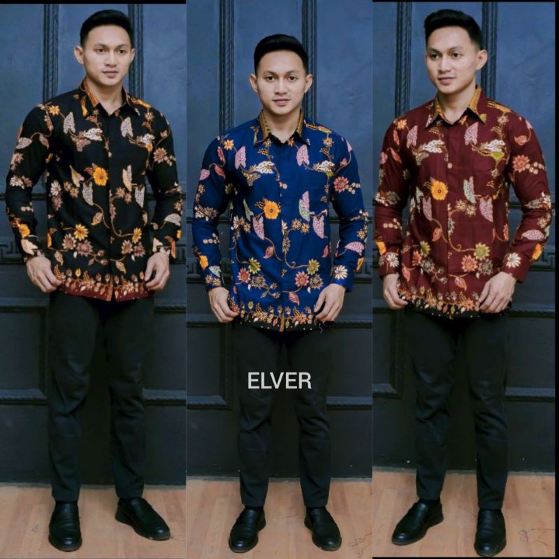 KEMEJA BATIK LOMPONG MODERN EXLCUSIVE UNGGUL JAYA