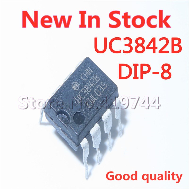 5pcs Ic Uc3842Bn Uc3842 Uc3842B Dip-8