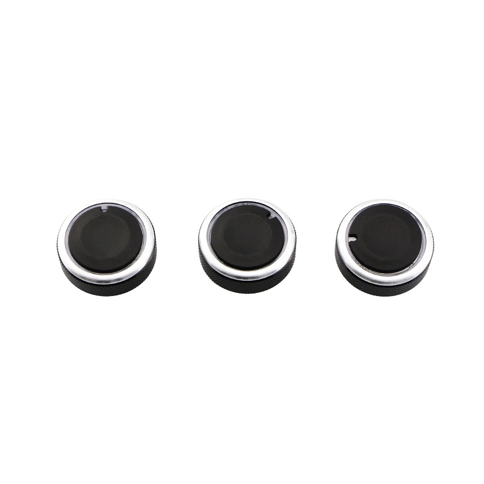 3pcs / set Knob Kontrol AC Mobil Bahan Aluminum Alloy Untuk Mazda 3 M3 2004-2013