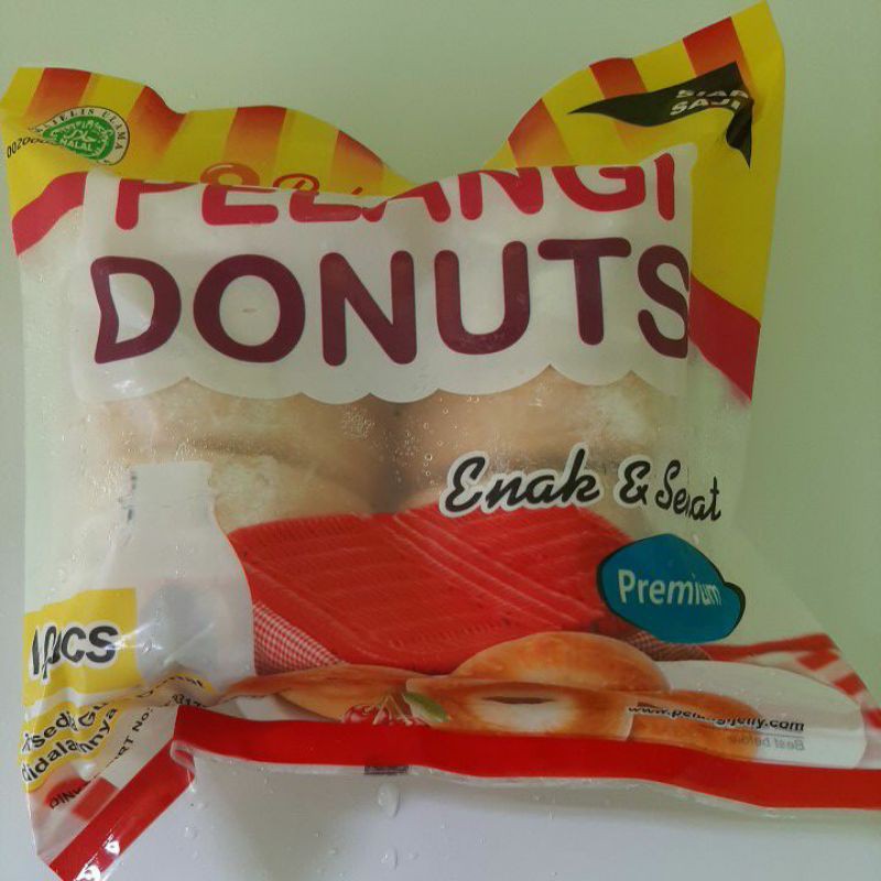 

Donuts pelangi besar isi 10