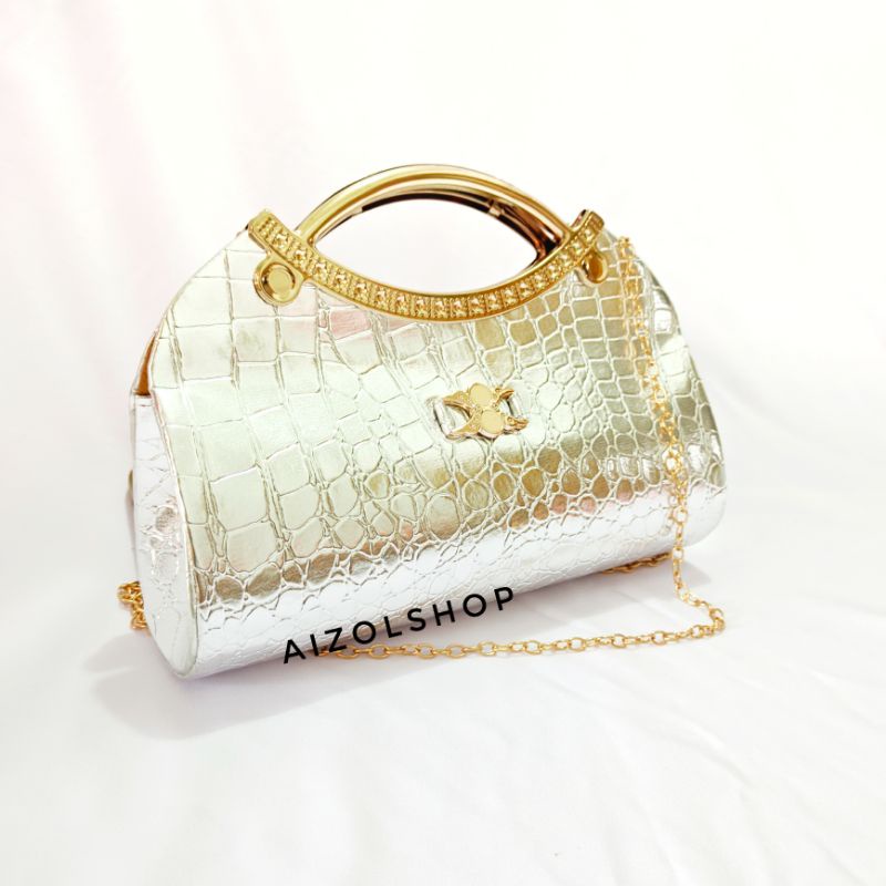 tas pesta ERINKA by aizolshop tas kondangan tas tangan clutch pesta tas wanita murah tas rantai