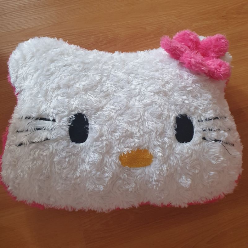 Bantal karakter Hello kitty pink lebar 45 cm kado souvenir ulang tahun