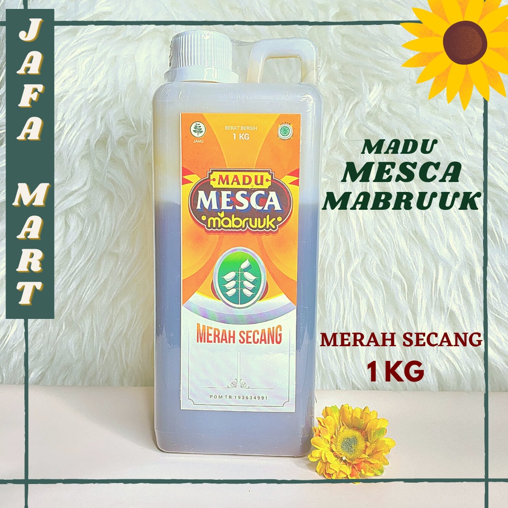 

Madu Mesca Mabruuk Merah Secang Asli 1Kg / 1000Gram