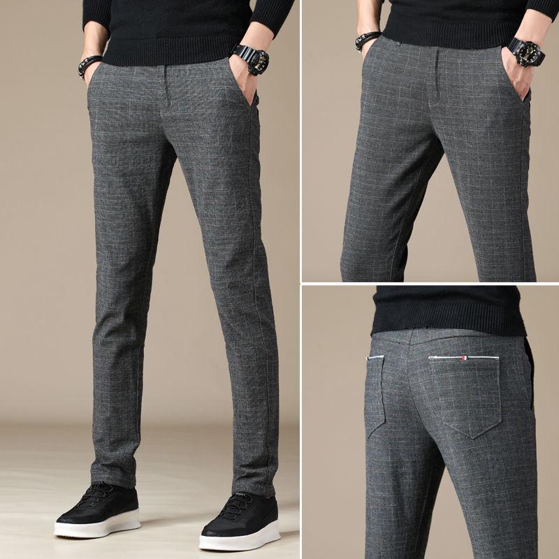  Celana  Panjang Casual Pria Model Straight Stretch  Skinny 