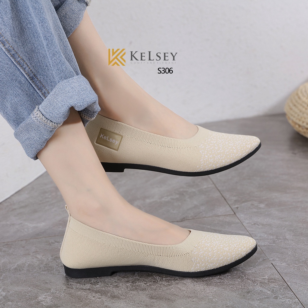 Nicole Sepatu Slip On Wanita / Sepatu Flat Wanita S306