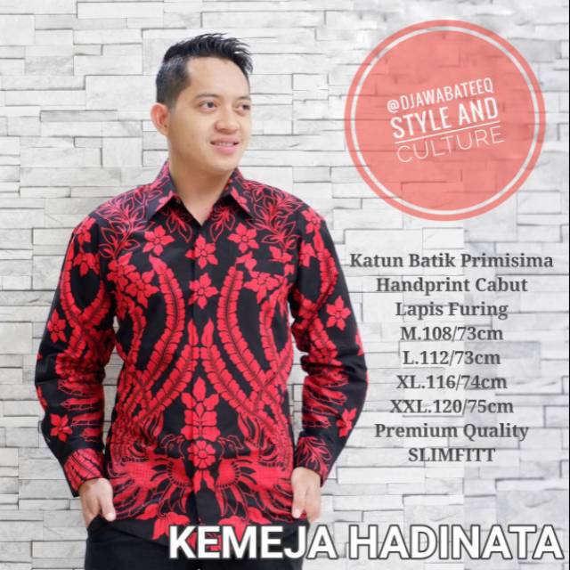 Kemeja batik hadinata