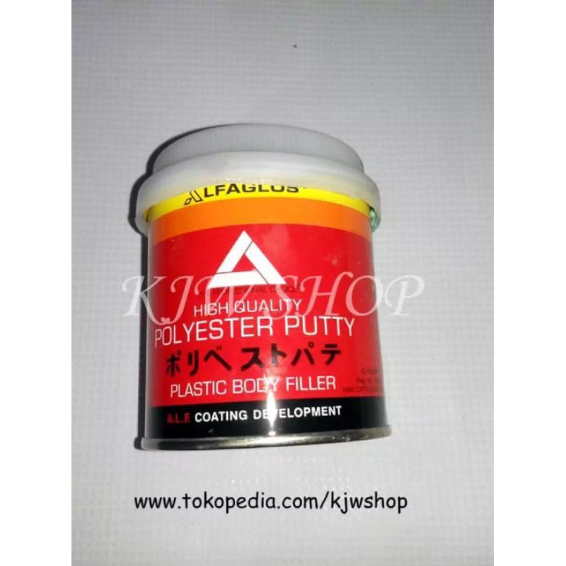 Dempul alfa plastik pelastik dempul besi motor mobil dempul alfaglos 250g
