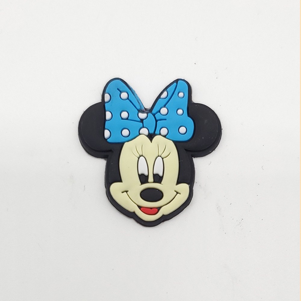 Kartun mickey dan minnie Jibbitz disney Crocs Pin shoe charms Lubang Sepatu Accessories DIY Dapat Dilepas kupu-kupu Simpul decorate sandal anak Hadiah